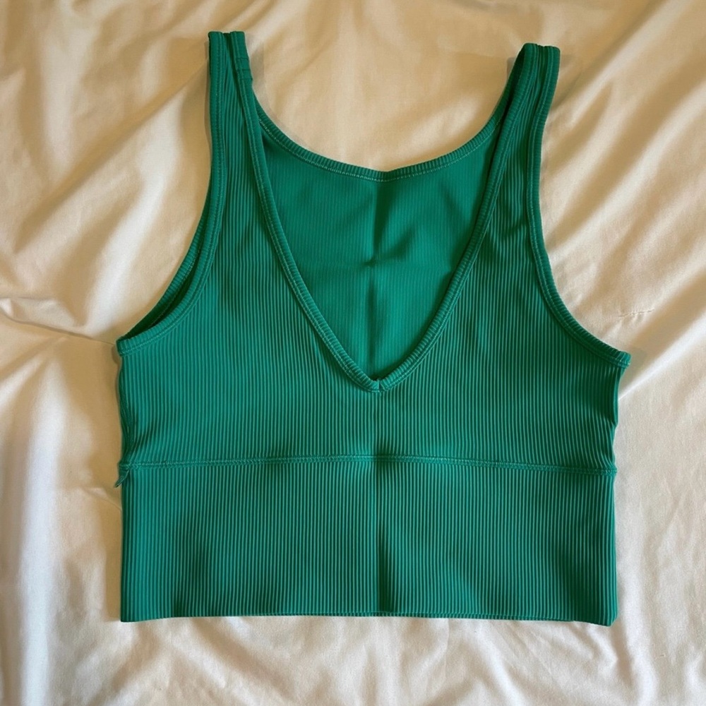 lululemon athletica Power Pivot Tank Top - Maldives Green